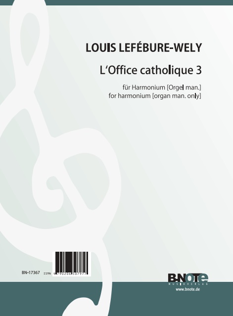 Lefébure-Wely, Louis, L'Office catholique 3 op.148&nbsp;&nbsp;Orgel,Harmonium&nbsp;&nbsp;Spielnoten