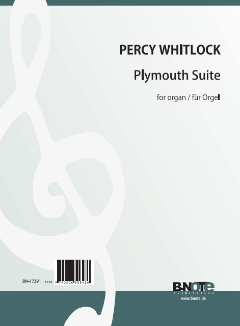 Whitlock, Percy, Plymouth Suite for Organ&nbsp;&nbsp;Orgel&nbsp;&nbsp;Spielnoten