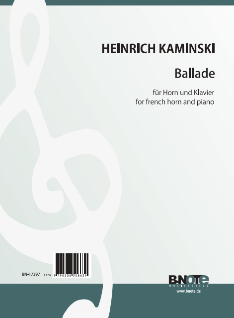 Ballade  für Horn in Es und Klavier  