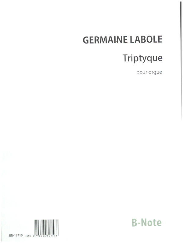 Triptychon&nbsp;&nbsp;für Orgel&nbsp;&nbsp;