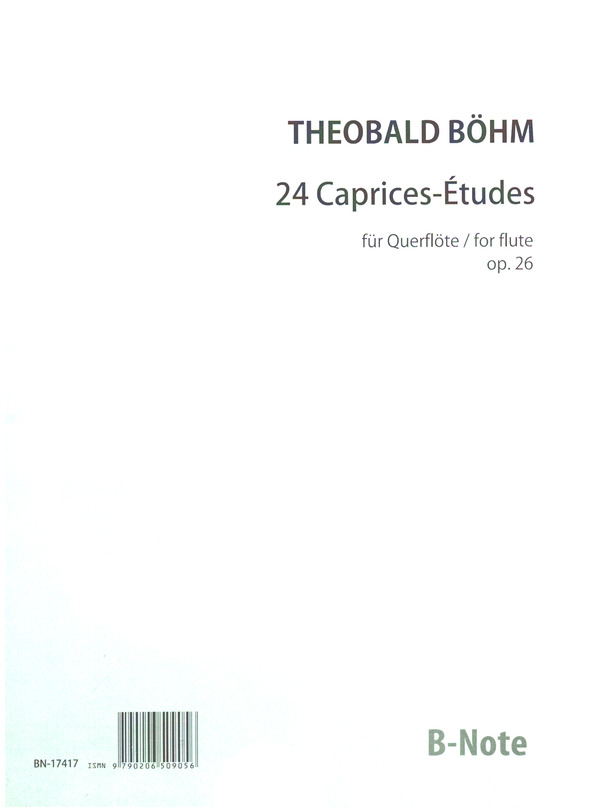 24 Caprices-Études op.26  gür Querflöte   
