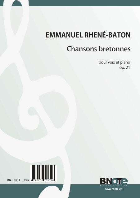 Rhené-Baton, Emmanuel, Acht Chansons bretonnes&nbsp;&nbsp;Singstimme,Klavier&nbsp;&nbsp;Spielnoten