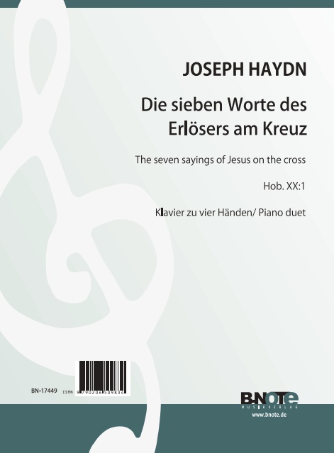 Die sieben Worte des Erlösers am Kreuz Hob. XX:1  für Klavier 4hd   