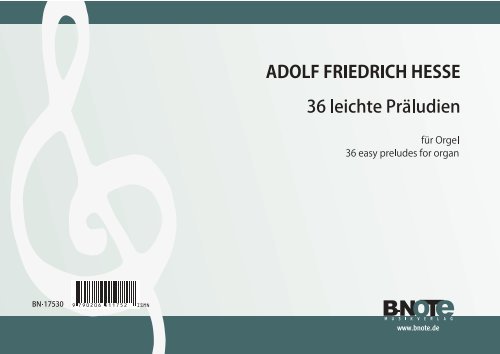 36 leichte Präludien  für Orgel  
