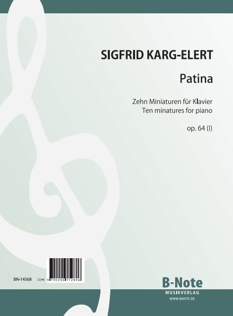 Patina&nbsp;&nbsp;für Klavier&nbsp;&nbsp;