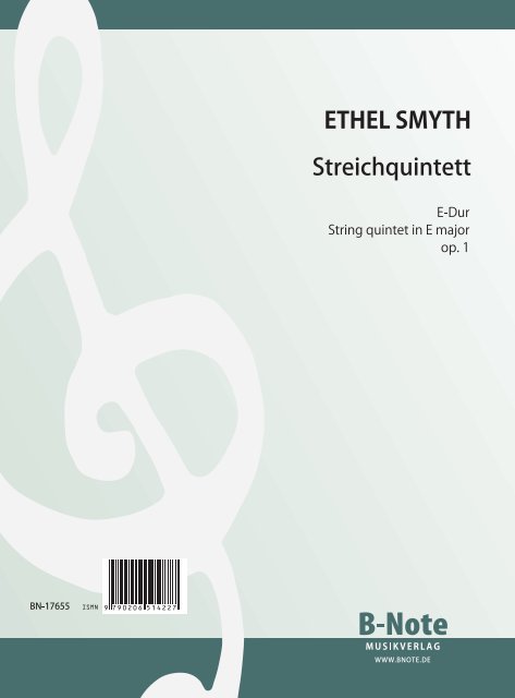 Quintett E-Dur op.1  für 2 Violinen, Viola und 2 Violoncelli  Stimmen