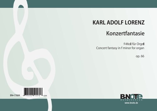 Konzertfantasie f-Moll op.66  für Orgel  