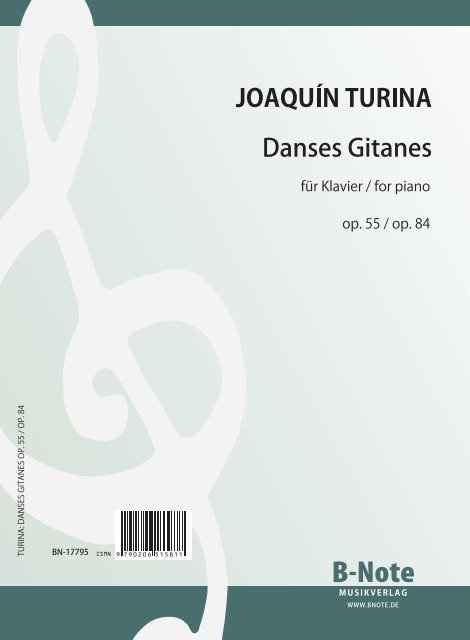 Turina, Joaquín, Danses Gitanes op.55 / 84&nbsp;&nbsp;Klavier&nbsp;&nbsp;Spielnoten