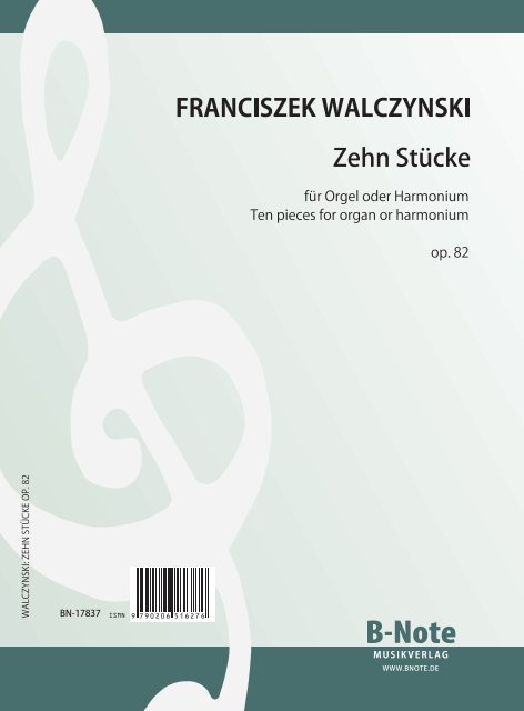 10 Stücke op.82  für Orgel (man.) (Harmonium)  