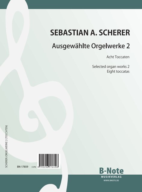 Ausgewählte Orgelwerke Band 2 (8 Toccaten)&nbsp;&nbsp;für Orgel&nbsp;&nbsp; 