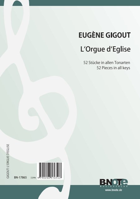 L'Orgue d'Eglise  für Orgel oder Harmonium  