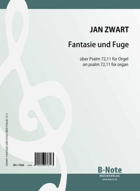 Fantasie und Fuge über Psalm 72,11    für Orgel   