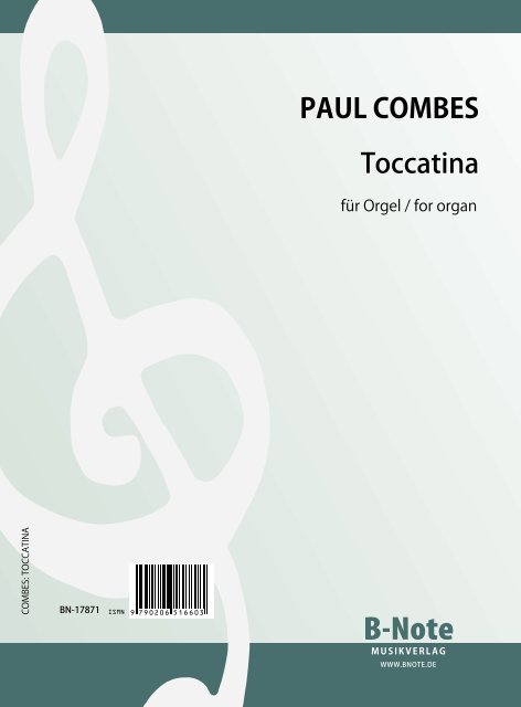 Combes, Paul,  Toccatina in D für Orgel&nbsp;&nbsp;Orgel&nbsp;&nbsp;Spielnoten