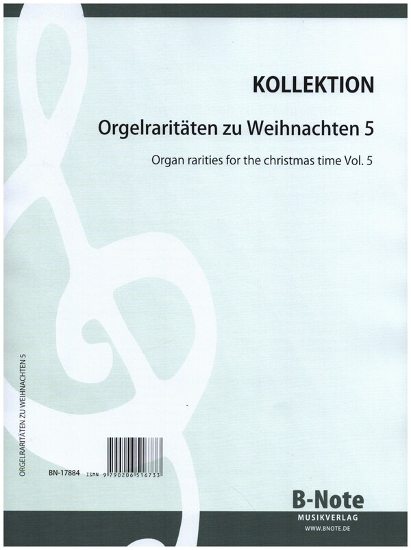 Orgelraritäten zu Weihnachten Band 5&nbsp;&nbsp;für Orgel&nbsp;&nbsp;