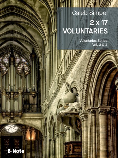 2 x 17 Voluntaries vol.3/4  für Orgel  