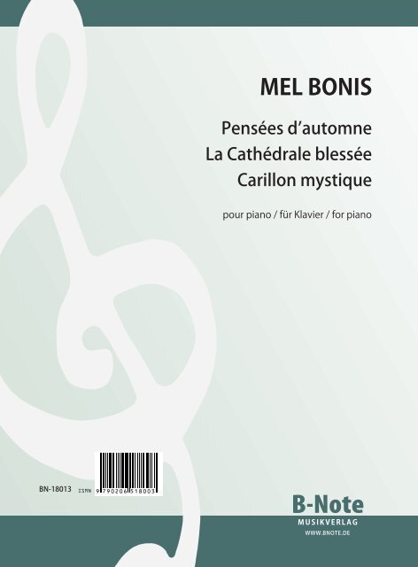 3 ausgewählte Klavierstücke  für Klavier  