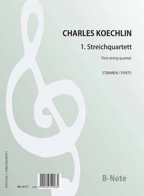 Streichquartett Nr.1 op.51&nbsp;&nbsp;für Streichquartett&nbsp;&nbsp;Stimmen