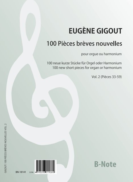 100 Pièces brèves nouvelles vol.2 (Pièces 33-59  pour orgue ou harmonium  