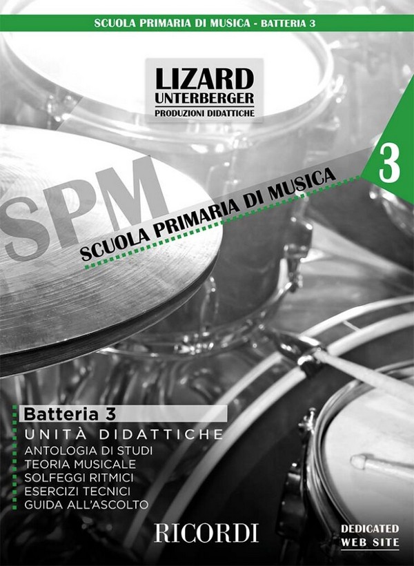 Batteria e percussioni vol. 3 (Unità didattiche)&nbsp;&nbsp;Drum Set and Percussion&nbsp;&nbsp;Book & Audio-Online