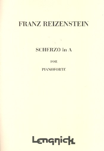 Scherzo in A  for piano  