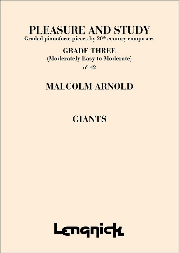 Malcolm Arnold&nbsp;&nbsp;Giants Grade 3&nbsp;&nbsp;Piano