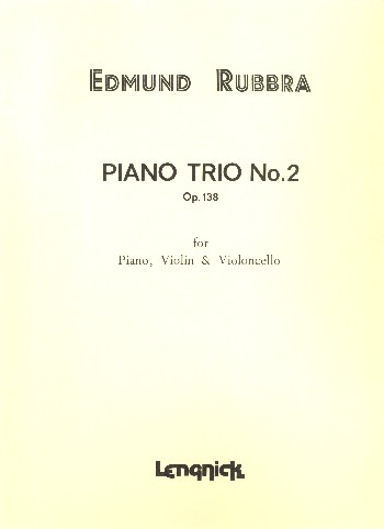 Trio no.2 op.138  for violin, cello and piano  parts