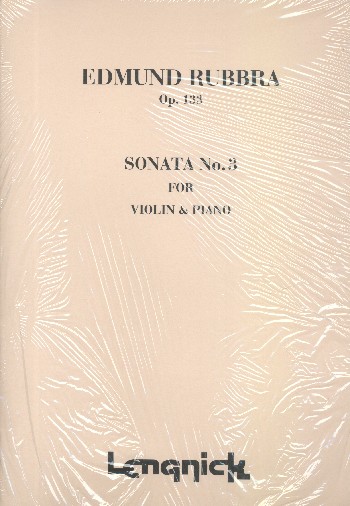 Sonata no.3 op.133  for violin and piano  