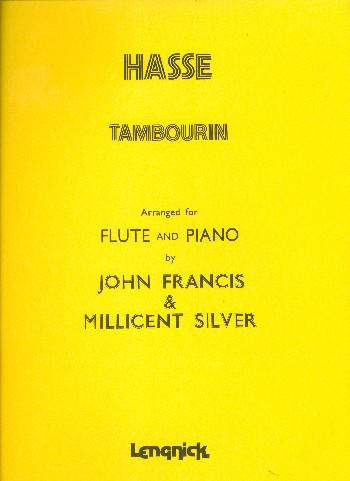 Tambourin&nbsp;&nbsp;für Flöte und Klavier&nbsp;&nbsp;