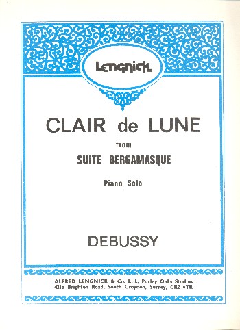 Clair de lune  pour piano  