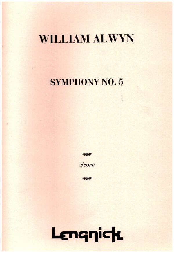 Symphony no.5  for orchestra  score