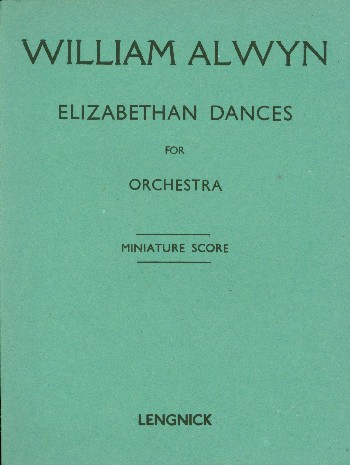 Elizabethan Dances  for orchestra  miniature score
