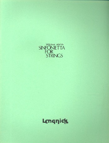 Sinfonietta for strings  for string orchestra  score