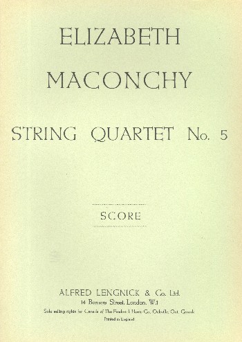 String Quartet no.5    score
