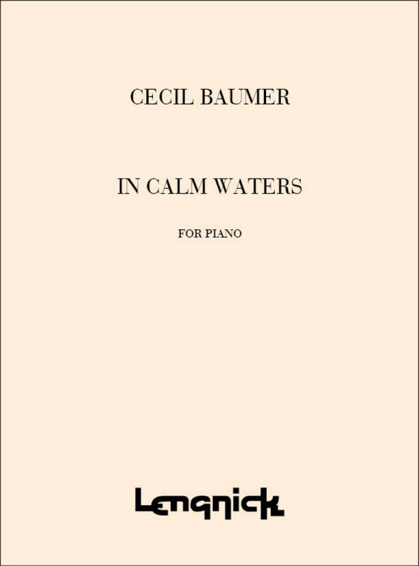 Cecil Baumer  In Calm Waters Grade 3  Piano