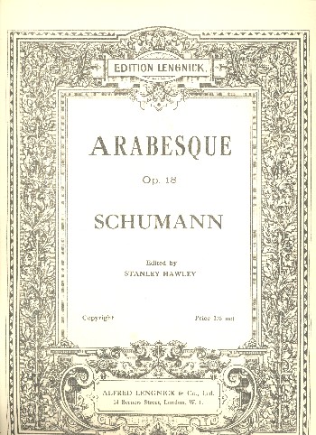 Arabesque op.18  for piano  