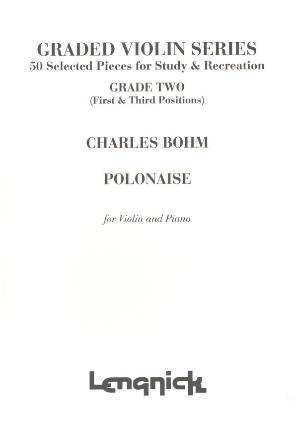 Polonaise  for violin and piano  