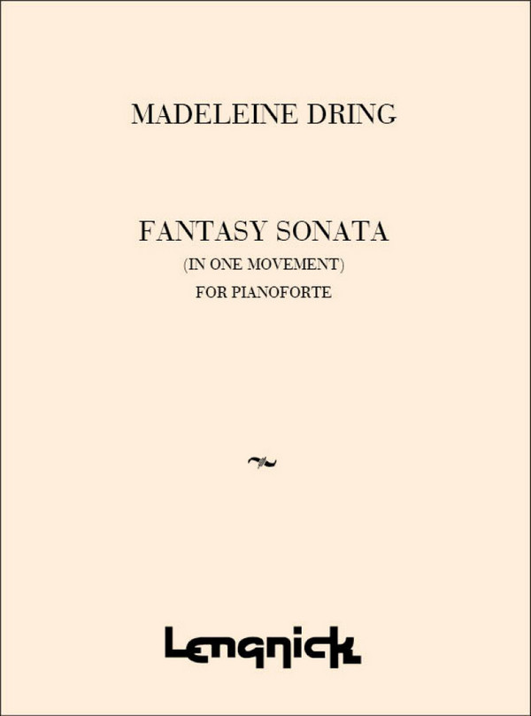 Fantasy Sonata in one Movement  for pianoforte  