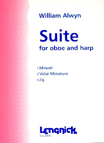 Suite  for oboe and harp  score and part