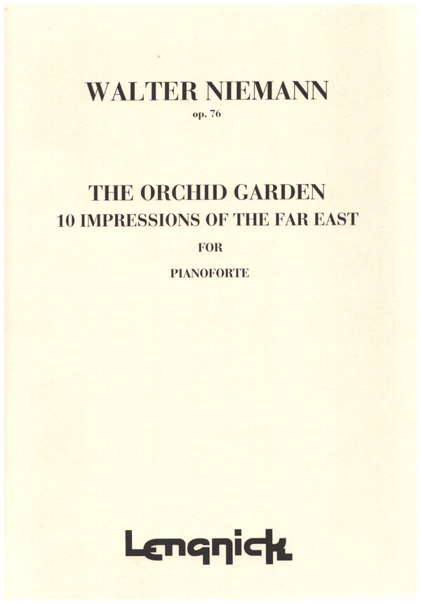 The Orchid Garden op.76  for piano  
