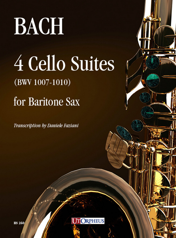 4 Cello Suites  for baritone saxophone  