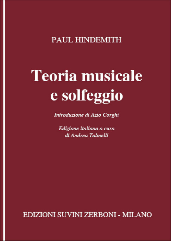 Paul Hindemith, Teoria Musicale E Solfeggio&nbsp;&nbsp;&nbsp;&nbsp;Partitur