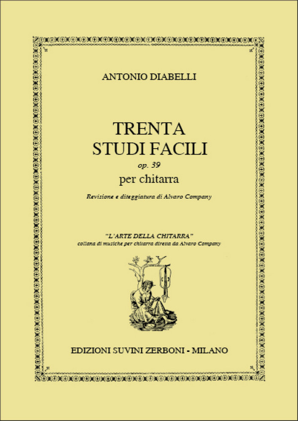 Anton Diabelli, Trenta Studi, Sc 39  Gitarre  Partitur
