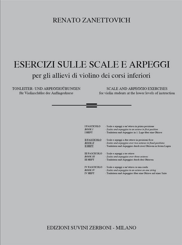 Esercizi Sulle Scale E Arpeggi Vol. 2&nbsp;&nbsp;&nbsp;&nbsp;Partitur