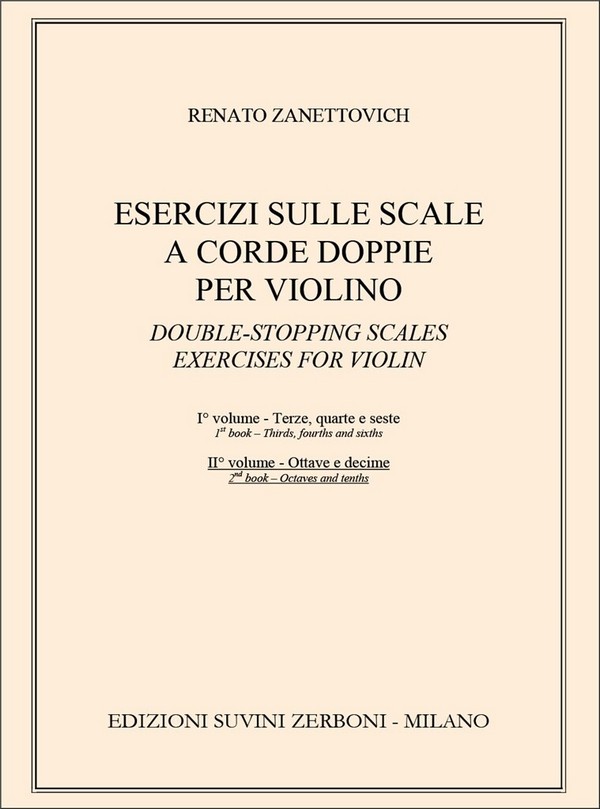 Esercizi Sulle Scale A Corde Doppie&nbsp;&nbsp;Per Violino&nbsp;&nbsp;Partitur