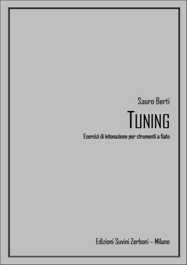 Tuning Esercizi Intonazione   Per Strumenti A Fiato  Partitur