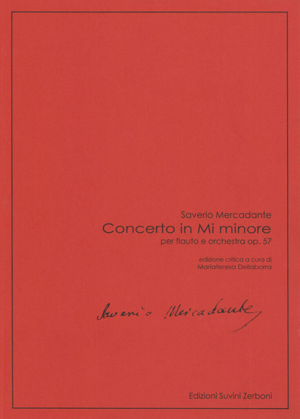 Concerto in Mi minore Op.57  Flute and Orchestra  Partitur