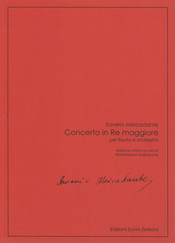 Concerto in Re maggiore  Flute and Orchestra  Partitur