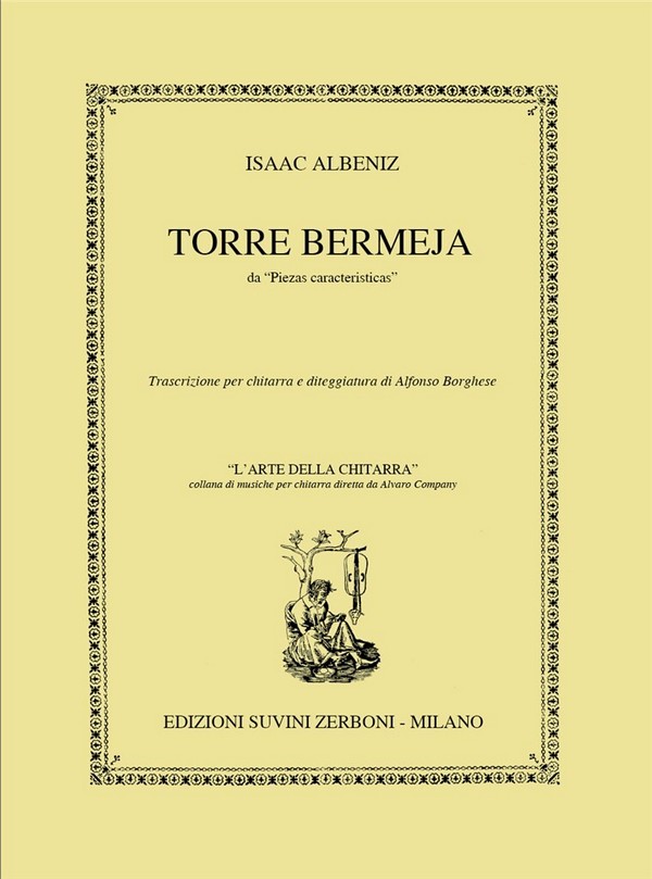 Isaac Albéniz, Torre Bermeja da Piezas Caracteristicas (5)&nbsp;&nbsp;Gitarre&nbsp;&nbsp;Partitur