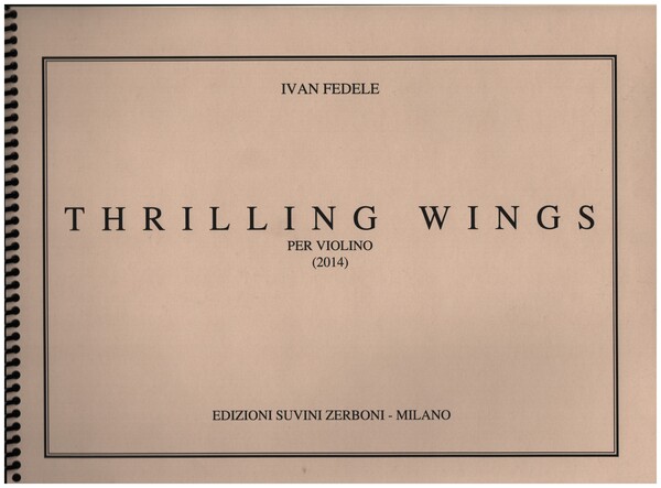 Thrilling Wings  per violino  