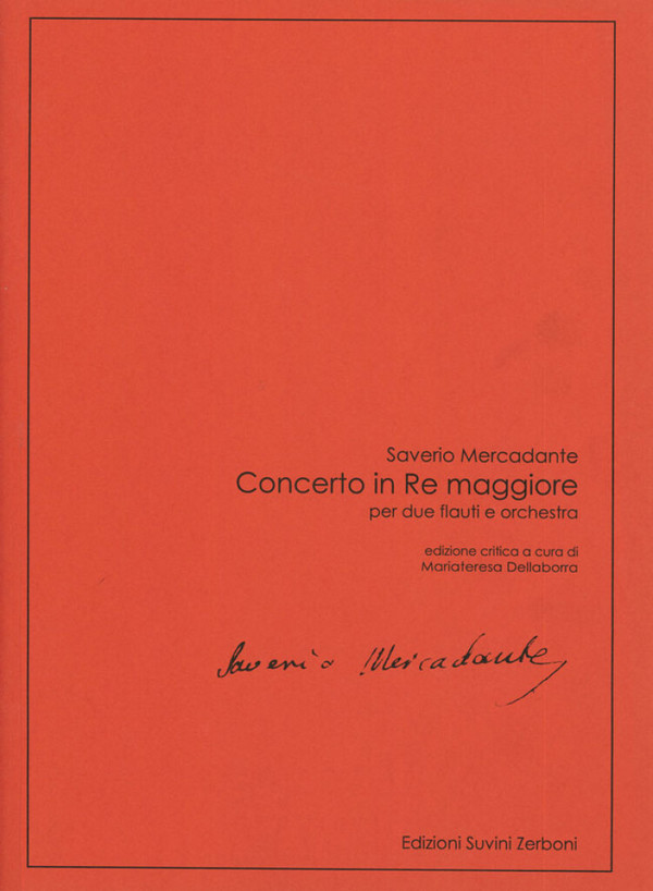 Concerto in Re maggiore  2 Flutes and Orchestra  Partitur